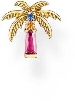 Puce doreille unique palmier coloré - Thomas Sabo modèle: H2285-488-7