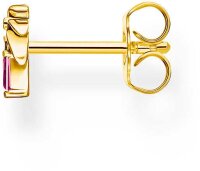 Puce doreille unique palmier coloré - Thomas Sabo modèle: H2285-488-7