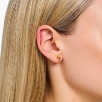 Puce doreille unique palmier coloré - Thomas Sabo modèle: H2285-488-7