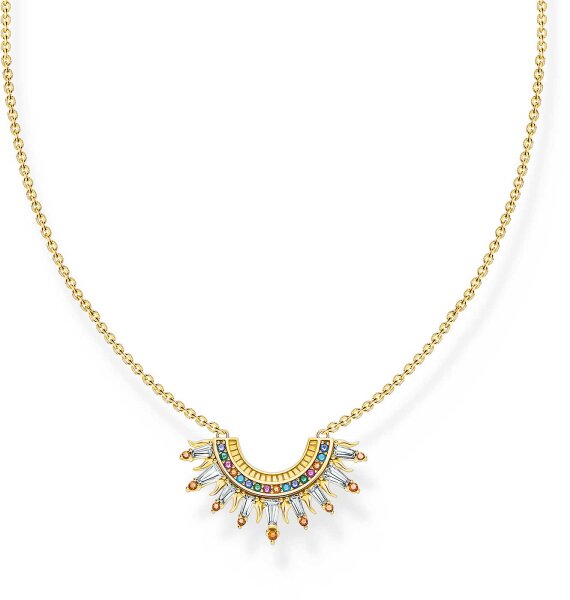 Collier avec rayons de soleil colorés - Thomas Sabo modèle: KE2203-488-7