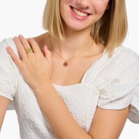 Collier avec pendentif rond palmier - Thomas Sabo modèle: KE2204-471-7