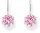 Boucles doreilles pendantes avec pierres roses - Thomas Sabo modèle: H2287-051-9
