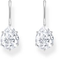 Boucles doreilles pendantes avec pierres blanches - Thomas Sabo modèle: H2290-051-14