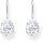Boucles doreilles pendantes avec pierres blanches - Thomas Sabo modèle: H2290-051-14