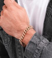 CRANK bracelet maille gourmette mat - Police modèle: PEAGB0032302