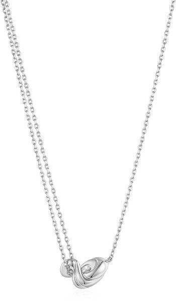 ANIA HAIE N050-03H collier avec pendentif vague torsadée