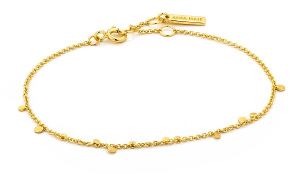 ANIA HAIE B005-02G bracelet avec petits pendentifs en forme de disques