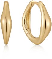 ANIA HAIE E044-03G créoles ondulées