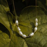 Familytie collier (Perle/Or) collier filigrane avec pendentif perle - Holzkern modèle: Jewelry