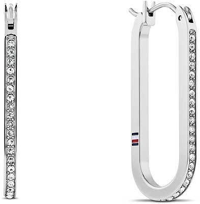 Créoles ornées de pierres - Tommy Hilfiger modèle: 2780865