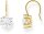Boucles doreilles pendantes avec pierres blanches - Thomas Sabo modèle: H2287-414-14