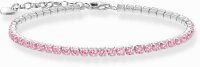 Bracelet tennis avec petits zirconias roses - Thomas Sabo...