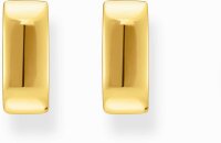 Créoles couleur or, de forme carrée et au design minimaliste - Thomas Sabo modèle: CR743-413-39