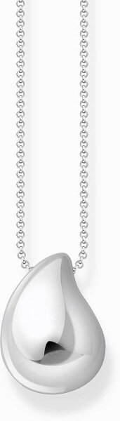 Collier avec pendentif en forme de goutte organique à dos ouvert pour un confort léger - Thomas Sabo modèle: KE2281-001-21