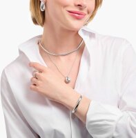 Collier avec pendentif en forme de goutte organique à dos ouvert pour un confort léger - Thomas Sabo modèle: KE2281-001-21