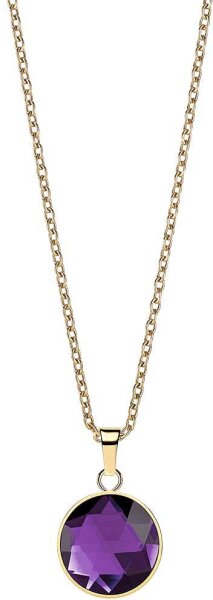 Collier en acier inoxydable avec pendentif rond - Bering Jewelry modèle: 436-2150-450