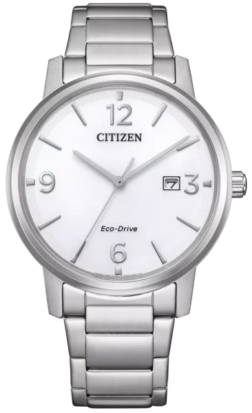 Citizen montre homme modèle: BM6755-71A avec cadran blanc et bracelet en acier inoxydable