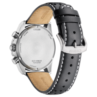 Citizen montre homme modèle: CA4640-09A avec cadran blanc et bracelet en cuir