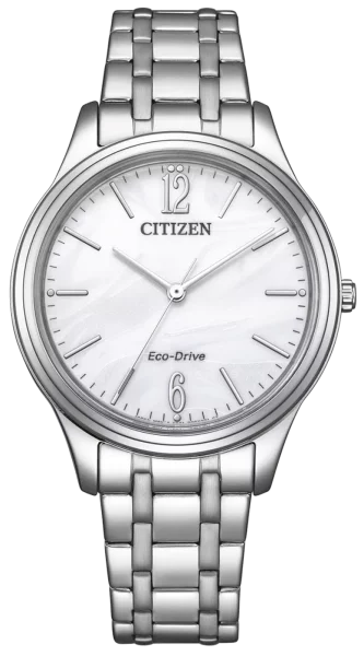 Citizen montre femme modèle: EM0411-71A avec cadran blanc