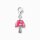 Thomas Sabo Charm Anhänger Modell: 2211-845-7 rosa Pilz- 925 Sterlingsilber und Kaltemail