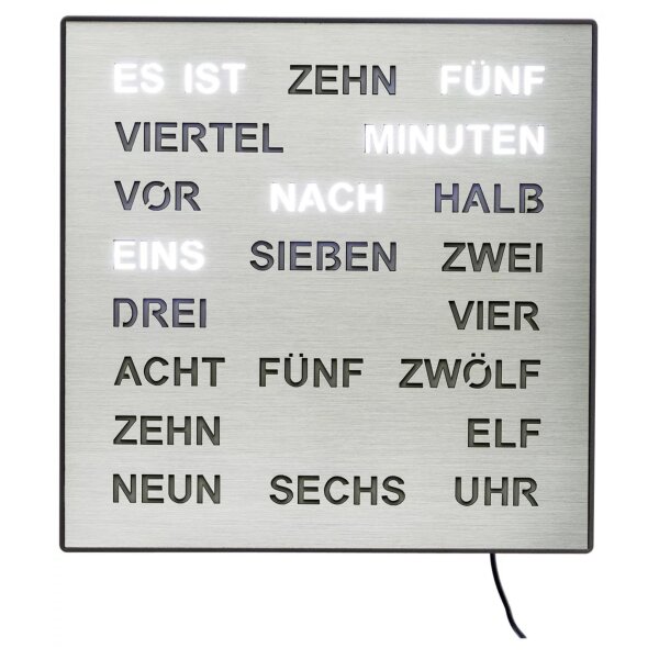 Horloge de table et murale AMS 1245 - Boîtier en plastique