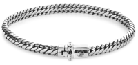 Bracelet en argent de 7mm dépaisseur -...