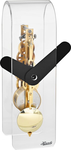 Hermle Acryluhr 23062-Y10721 - Messing Werk