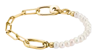 Glieder- Charm-Armband mit Perlen und einem Connect Link...