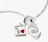 Charm-Anhänger, verschlungene Herzen - Thomas Sabo Modell: CC1201-051-14