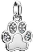 Thomas Sabo Charm-Anhänger, Pfote mit weißen...