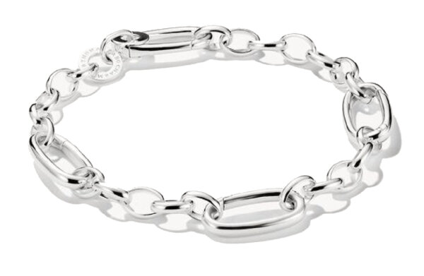 Glieder-Charm-Armband mit drei Connect Links, aus Silber - Thomas Sabo Modell: C1203-001-21-L15