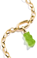 Thomas Sabo Charm-Anhänger, Goldbär aus Glas,...