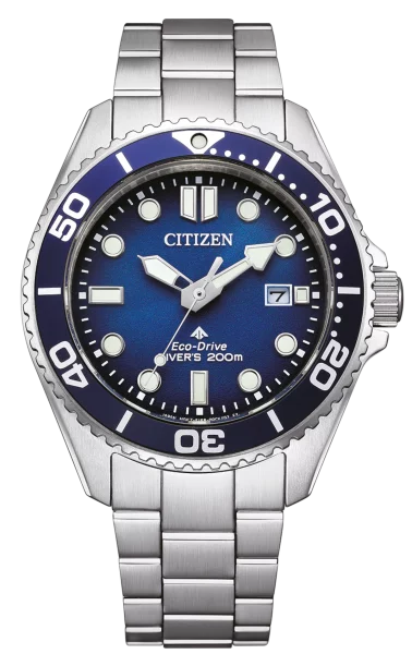 Citizen Herrenuhr Modell:  BN0260-54L mit blauem Zifferblatt und Edelstahlarmband