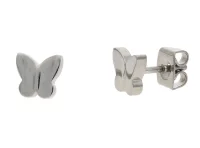 Ohrstecker aus Titan, Schmetterling - Boccia Jewelry...