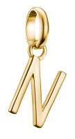 Thomas Sabo Charm-Anhänger Buchstabe N Connect vergoldet