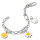 Thomas Sabo SMILEYWORLD® Sunglasses Charm-Anhänger Connect Silber