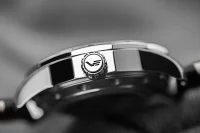 Montre homme noire avec bracelet en cuir - Modèle Vostok Europe: NH35-125A747