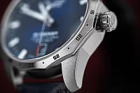 Montre pour homme noire avec bracelet en cuir - Modèle Vostok Europe: NH35-125A748