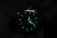 Montre pour homme verte avec bracelet en cuir - Modèle Vostok Europe: NH35-125A749