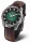 Montre pour homme verte avec bracelet en cuir - Modèle Vostok Europe: NH35-125A749