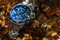 Montre pour femme de couleur argent avec bracelet en acier inoxydable - Modèle Vostok Europe: JS20-125A750B