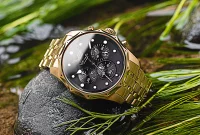 Montre pour femme en or rose avec bracelet en acier inoxydable - Modèle Vostok Europe: JS20-125B751B.