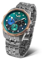 Montre pour femme bicolore or/argent avec bracelet en...