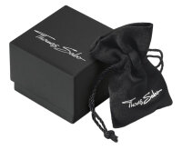 Collier en argent sterling 925 avec pendentif en forme de goutte et pierre de zircon blanc, Thomas Sabo, modèle : KE2213-051-14-L45V