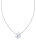 Collier en argent sterling 925 avec pendentif en forme de goutte et pierre de zircon blanc, Thomas Sabo, modèle : KE2213-051-14-L45V