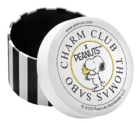 Pendentif Charm en argent sterling 925 recyclé avec motif Snoopy PEANUTS peint à la main, Thomas Sabo, modèle: 2225-664-11