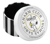 Pendentif Charm 18k en argent recyclé plaqué or avec émail à froid Snoopy & Woodstock Friends motif Thomas Sabo Modèle : 2228-427-7