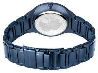 Montre pour hommes en acier inoxydable avec fonction solaire et cadran bleu foncé, modèle Bering : 14442-979.