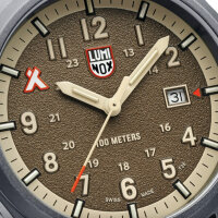 Herren-Outdooruhr aus ALUMI-NOX mit sandgestrahltem Zifferblatt, Luminox Bear Grylls Survival Land Modell: XB.3716