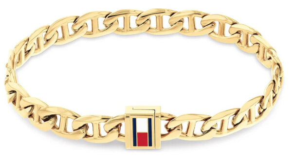 Herren-Armband aus vergoldetem Edelstahl mit Mariner-Kette - Tommy Hilfiger Oceanic, Modell: 2790646